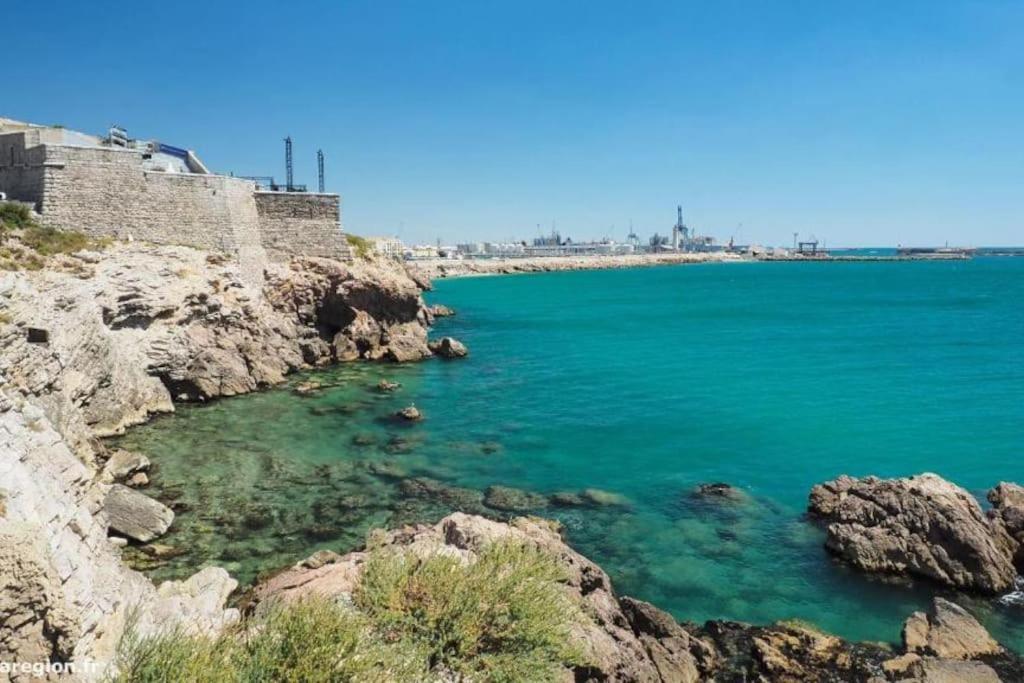 Charmant 2 Pieces, Vue Sur Mer - Proche Plage Sete Exterior photo