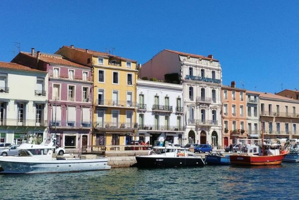 Charmant 2 Pieces, Vue Sur Mer - Proche Plage Sete Exterior photo